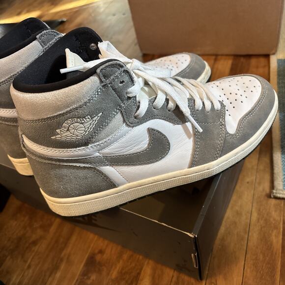 Air Jordan 1 Retro High OG Washed Black With OG Box And Laces. - Picture 4 of 13